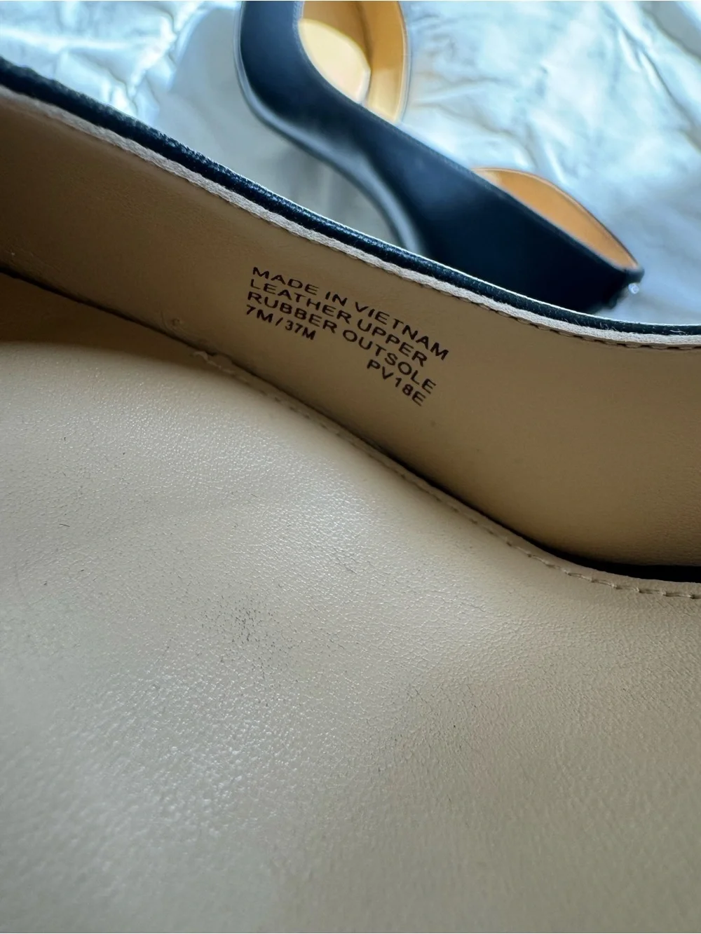 Michael Kors Navy Pointed Toe Leather Stiletto Pumps